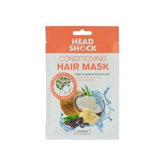 Увлажняющая тканевая маска для волос с кокосовым маслом Head Shock, 25 мл цена и информация | Маски, масла, сыворотки | kaup24.ee