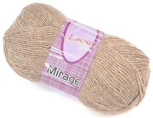 Нитки для вязания Lanoso Mirage, цвет светло-коричневый 23157 цена и информация | Принадлежности для вязания | kaup24.ee