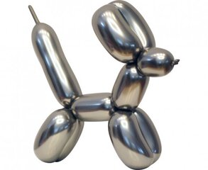 Моделирующие цилиндры, металлизированные графитового цвета, 50 шт. цена и информация | Воздушные шары | kaup24.ee