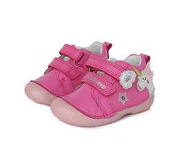 Laste saapad D.D.Step, nahast, S015-706A, Dark pink hind ja info | Laste saapad | kaup24.ee