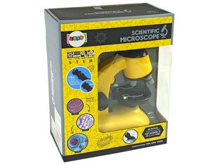 Laste mikroskoop koos tarvikutega, kollane hind ja info | Arendavad mänguasjad | kaup24.ee