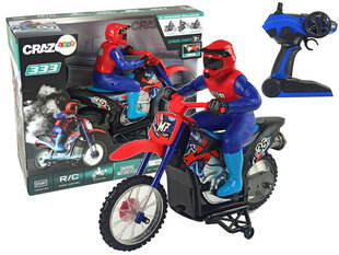 Puldiga juhitav mootorratas, sinine hind ja info | Poiste mänguasjad | kaup24.ee