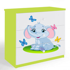 Комод Babydreams - Маленький слоненок, желтый цена и информация | Комоды | kaup24.ee