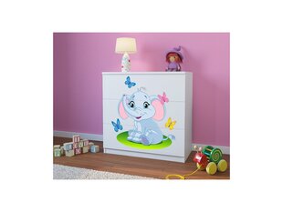 Kummut Babydreams - Väike elevant, valge hind ja info | Kummutid | kaup24.ee