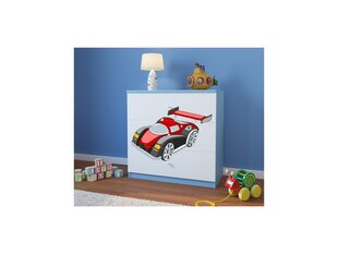 Комод Babydreams - Гоночный автомобиль, синий цена и информация | Комоды | kaup24.ee
