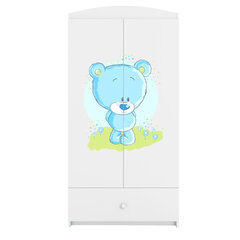 Шкаф для одежды Babydreams, белый цена и информация | Детские шкафы | kaup24.ee