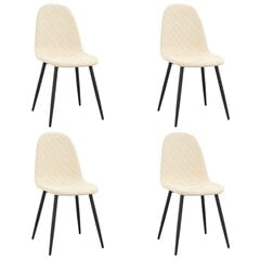 Комплект из 4 стульев коричневый / черный цена и информация | Стулья для кухни и столовой | kaup24.ee
