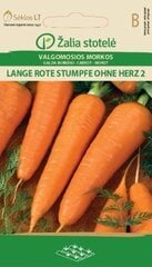 Морковь Lange rote stumfe ohne Herz 2, 5 г цена и информация | Семена овощей, ягод | kaup24.ee