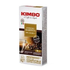 KIMBO Espresso Barista 10 шт. Nespresso® кофе в капсулах цена и информация | Kohv, kakao | kaup24.ee