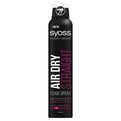 Syoss Air Dry Straight juuksevaht 200ml цена и информация | Бальзамы, кондиционеры | kaup24.ee