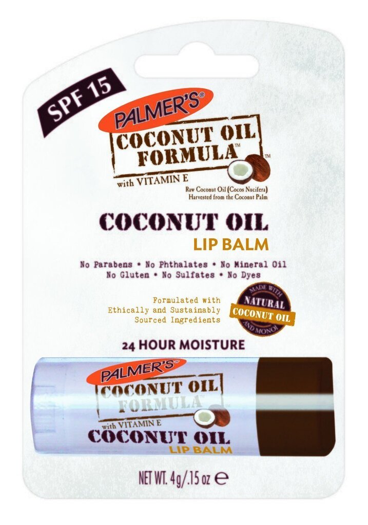 PALMER'S Coconut Oil huulepalsam 4g цена и информация | Huulepulgad, -läiked, -palsamid, vaseliin | kaup24.ee