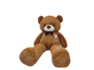 Plüüsist karu Teddy 140 cm, tumepruun hind ja info | Pehmed mänguasjad | kaup24.ee