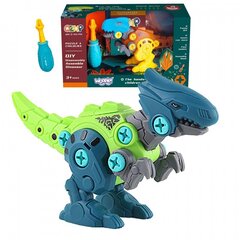 Dinosaurus Raptor värvilises pakendis + kruvikeeraja hind ja info | Klotsid ja konstruktorid | kaup24.ee
