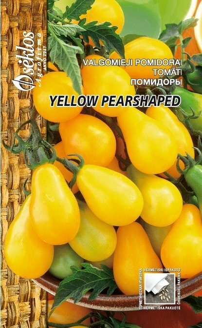 Tomat Yellow pearshaped цена и информация | Köögivilja-, marjaseemned | kaup24.ee
