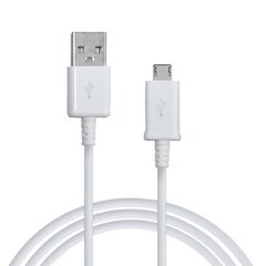 Универсальный Micro USB 2.0 кабель Samsung ECB-DU4EWE, 1,5 м, белый (OEM) цена и информация | Borofone 43757-uniw | kaup24.ee