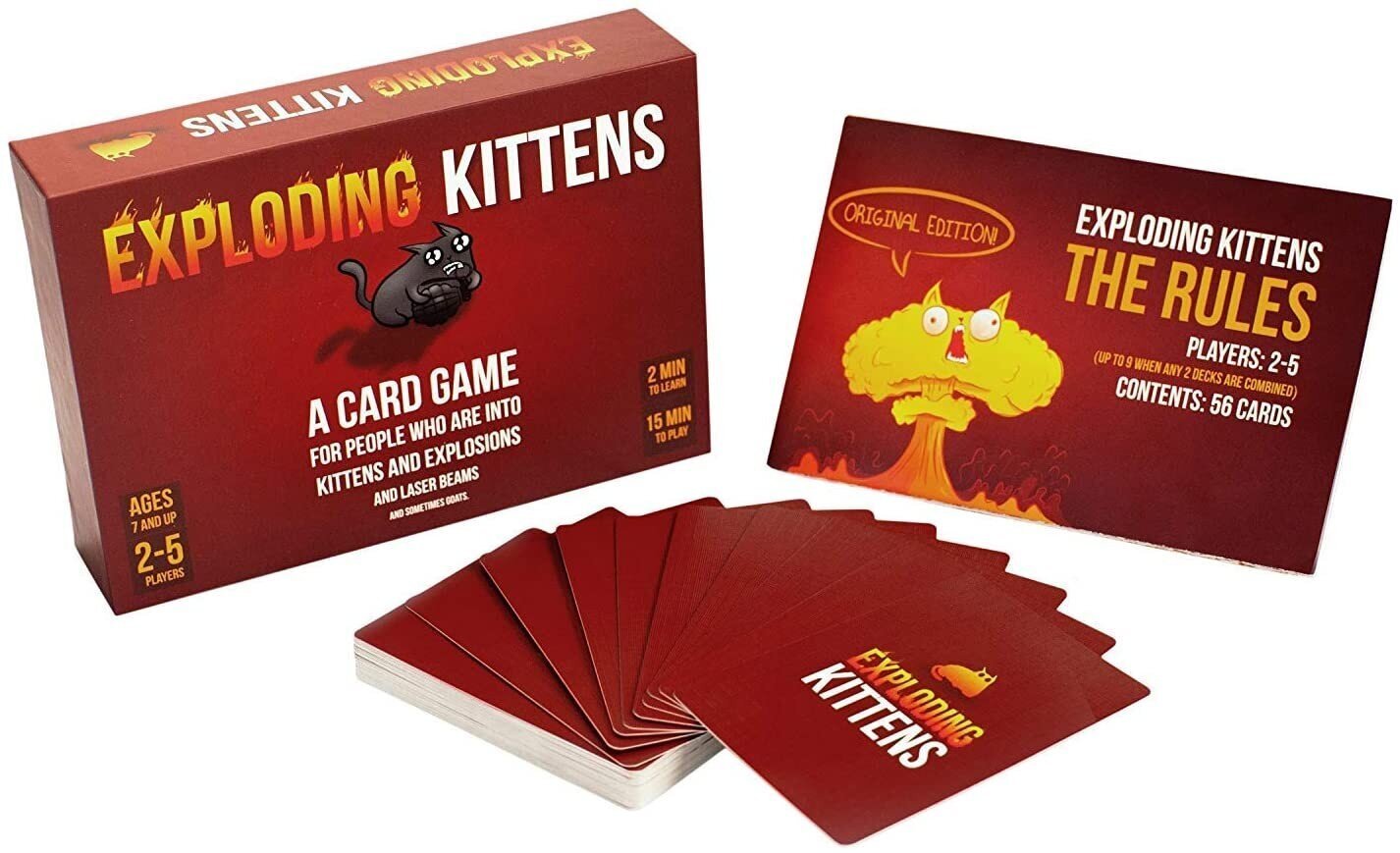 Lauamäng Exploding Kittens, inglise keeles hind ja info | Lauamängud ja mõistatused | kaup24.ee