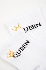 Sokid kirjaga "Queen ", 36-40 hind ja info | Lõbusad sokid | kaup24.ee