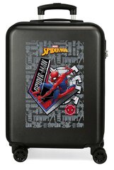 Чемодан Spiderman 55*38*20 см, черный цена и информация | Чемоданы, дорожные сумки | kaup24.ee