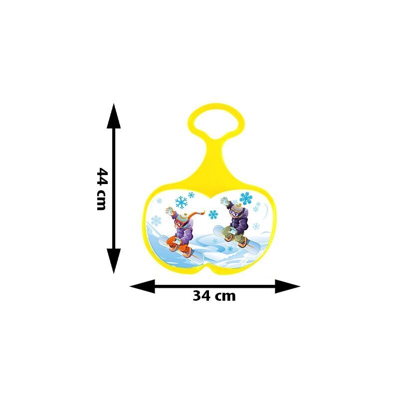 Liulaud, kollane hind ja info | Kelgud, lumetuubid ja liulauad | kaup24.ee