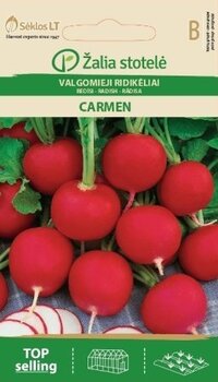 Редис Carmen, 3 г цена и информация | Семена овощей, ягод | kaup24.ee