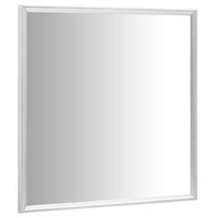 vidaXL peegel, hõbedane, 40 x 40 cm hind ja info | Peeglid | kaup24.ee