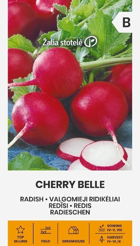 Redis Cherry belle цена и информация | Köögivilja-, marjaseemned | kaup24.ee