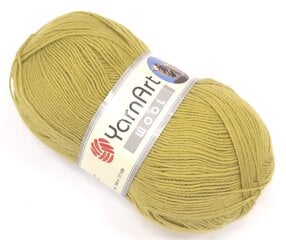 Kudumislõng YarnArt Wool, värvi salat 9640Ž hind ja info | Kudumistarvikud | kaup24.ee