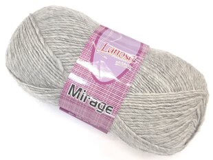 Нитки для вязания Lanoso Mirage, цвет серый 2258 цена и информация | Принадлежности для вязания | kaup24.ee
