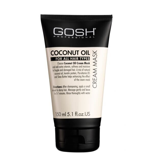 Juuksemask Gosh Coconut Oil, 150 ml hind ja info | Juuksepalsamid | kaup24.ee