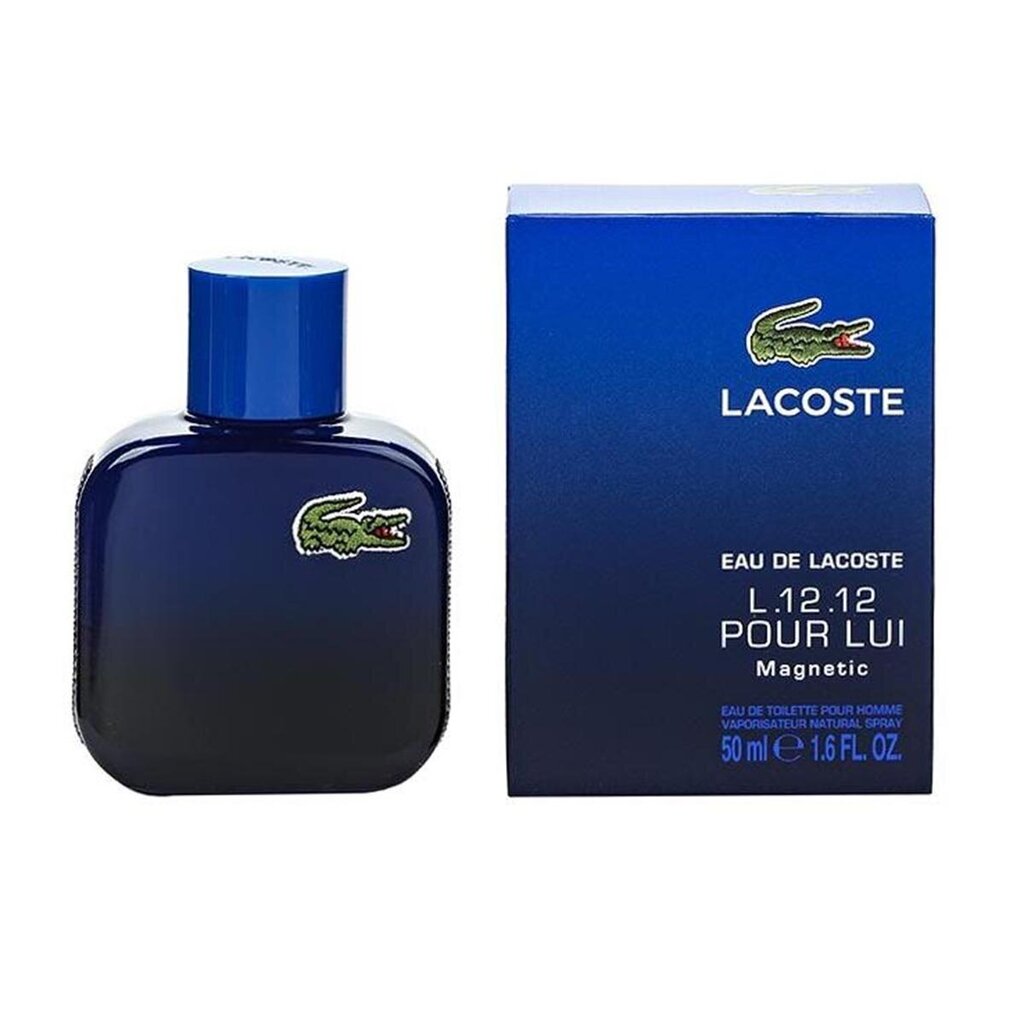 Meeste parfüüm L.12.12 Pour Lui Magnetic Lacoste EDT: Maht - 50 ml цена и информация | Meeste parfüümid | kaup24.ee