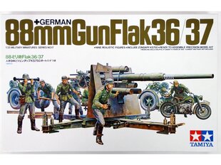 Конструктор Tamiya - German 88 мм Gun FlaK 36/37, 1/35, 35017 цена и информация | Конструкторы и кубики | kaup24.ee
