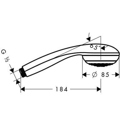 Dušipea Hansgrohe Crometta 85, 28585000 hind ja info | Segistid ja lisatarvikud | kaup24.ee