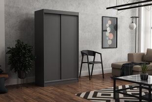 Шкаф NORE Emily 120, темно-серый цена и информация | Шкафы | kaup24.ee