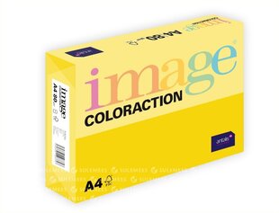 Image Coloraction A4/80gr, Sevilla Dark Yellow (617056) hind ja info | Vihikud, märkmikud ja paberikaubad | kaup24.ee