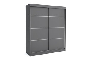Шкаф NORE Rob 180, темно-серый цена и информация | Шкафы | kaup24.ee