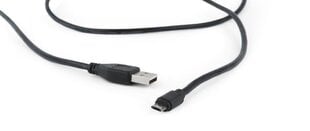 Кабель GEMBIRD CC-USB2-AMmDM-6, 1.8 м, черный цена и информация | Кабели для телефонов | kaup24.ee