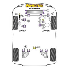 Silentblock Powerflex PFR85-1011 hind ja info | Lisaseadmed | kaup24.ee