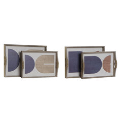 Kandik DKD Home Decor Puit MDF (2 pcs) (40 x 30 x 6 cm) hind ja info | Lauanõud ja kööginõud | kaup24.ee