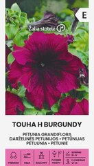 Suureõieline petuunia Touha H Burgundy hind ja info | Lilleseemned | kaup24.ee