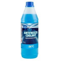 AlfaKem antifriis -36C sinine, 1L цена и информация | Очищающие и охлаждающие жидкости | kaup24.ee
