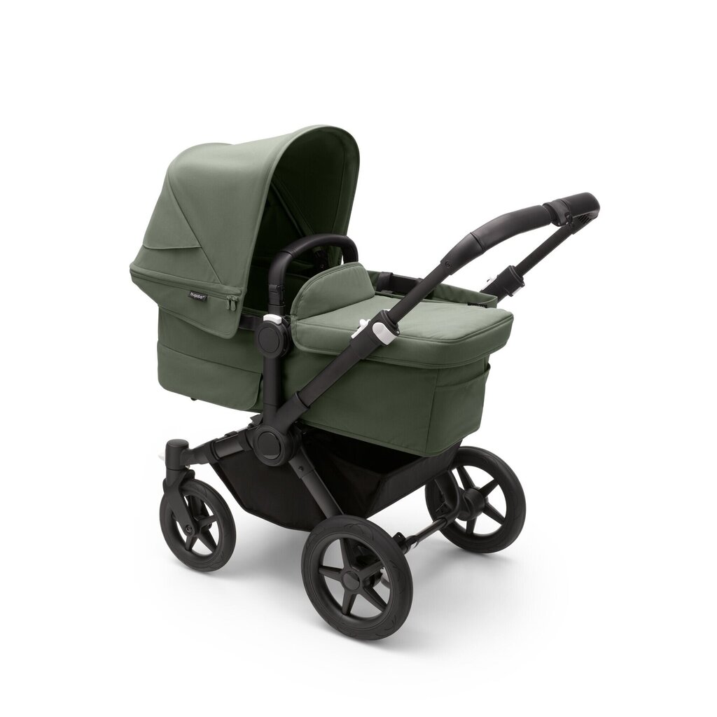 Bugaboo Donkey 5 Mono universaalne vanker, Black/Forest Green-Forest Green цена и информация | Vankrid, jalutuskärud | kaup24.ee