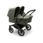 Bugaboo Donkey 5 Mono universaalne vanker, Black/Forest Green-Forest Green цена и информация | Vankrid, jalutuskärud | kaup24.ee