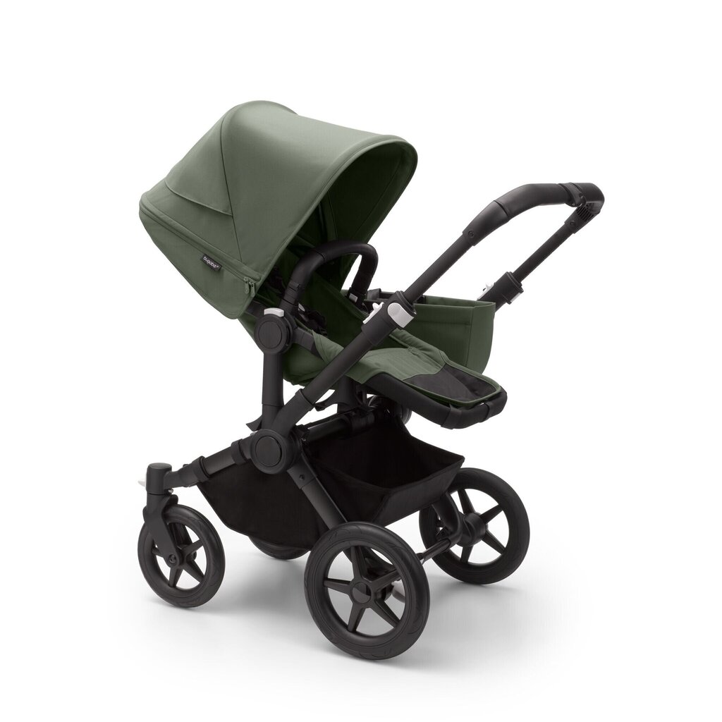 Bugaboo Donkey 5 Mono universaalne vanker, Black/Forest Green-Forest Green hind ja info | Vankrid, jalutuskärud | kaup24.ee