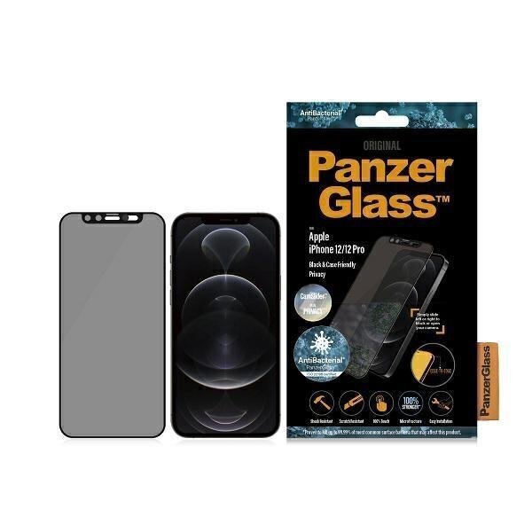Kaitseklaas PanzerGlass E2E Microfracture, telefonile iPhone 12/12 Pro 6.1 hind ja info | Ekraani kaitsekiled | kaup24.ee