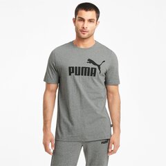 Puma meeste T-särk Essentials Logo 586666*03, must/valge 4063697404571 hind ja info | Meeste T-särgid | kaup24.ee