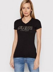 Женская футболка Guess W2GI05*JBLK, черная/серебряная 7628067192440 цена и информация | Женские футболки | kaup24.ee