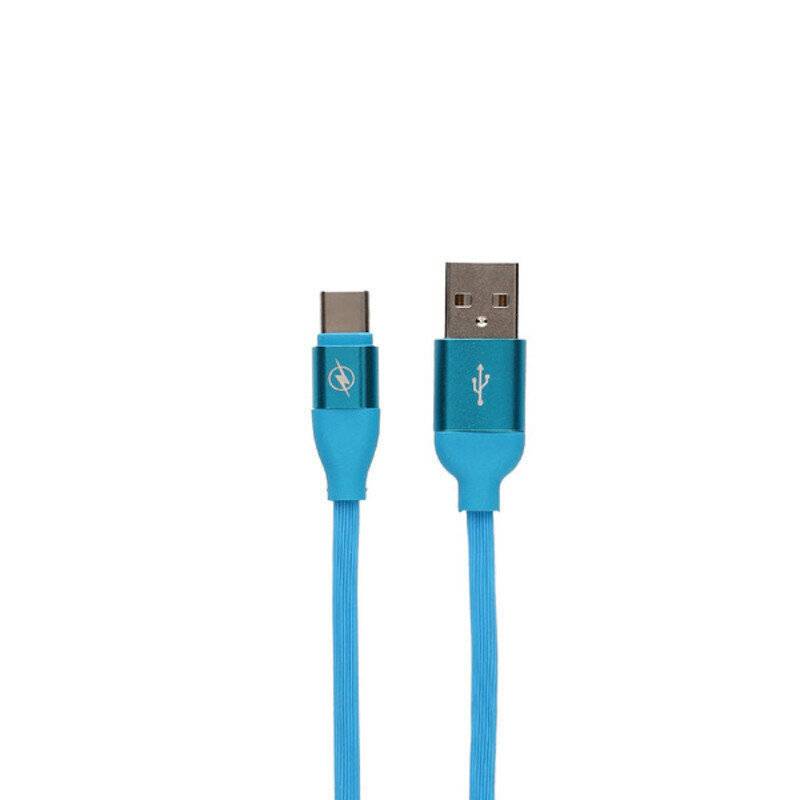 USB A - USB C Kaabel Contact 2A 1,5 m: Värvus - Valge цена и информация | Mobiiltelefonide kaablid | kaup24.ee