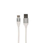 USB A - USB C Kaabel Contact 2A 1,5 m: Värvus - Valge цена и информация | Mobiiltelefonide kaablid | kaup24.ee