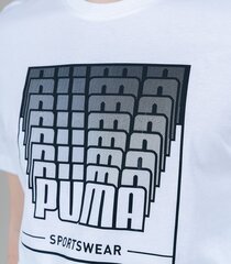 Мужская футболка Puma 848564*02, белая 4064535621495 цена и информация | Мужские футболки | kaup24.ee