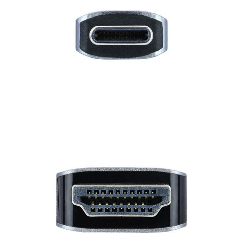 USB C -HDMI Kaabel NANOCABLE 4K HDR: Mõõt - 3 m hind ja info | Kaablid ja juhtmed | kaup24.ee